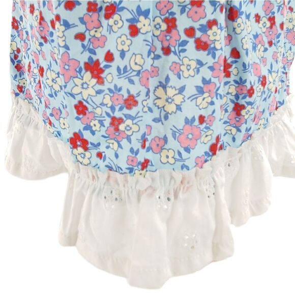 Oshkosh B'gosh cotton classic Vestbak w/ deep eyelet ruffle & pockets 24 months - Picture 3 of 10